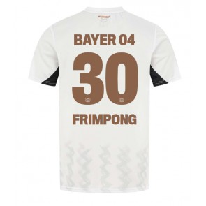 Bayer Leverkusen Jeremie Frimpong #30 Bortatröja 2024-25 Kortärmad